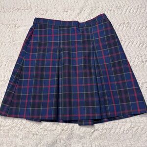 Dennis Uniform Plaid Pleated Skirt Juniors 5 XS Preppy Coquette Academia y2k